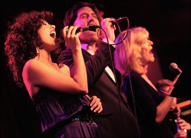 Janet Dacal, James Barbour and Karen Mason