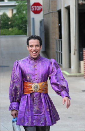 Hey look...I'm a prince! (On my way to the photo shoot.)