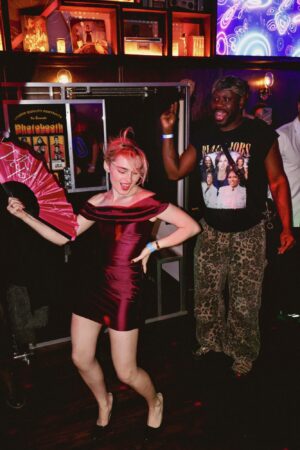 Moulin Rouge! The Musical Broadway  Meg Donnelly Final Performance Party 2026  Meg Donnelly and Bob ﻿The Drag ﻿Queen HR