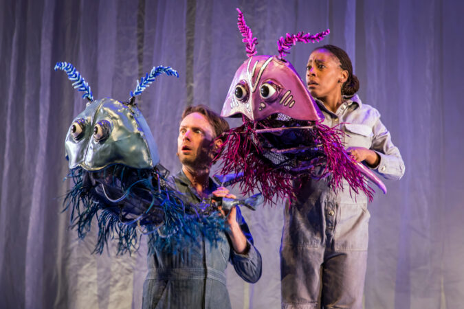 Riddle of the Trilobites_New Victory Theater_Production Photos_2020_Richard Saudek and Sifiso Mabena_HR