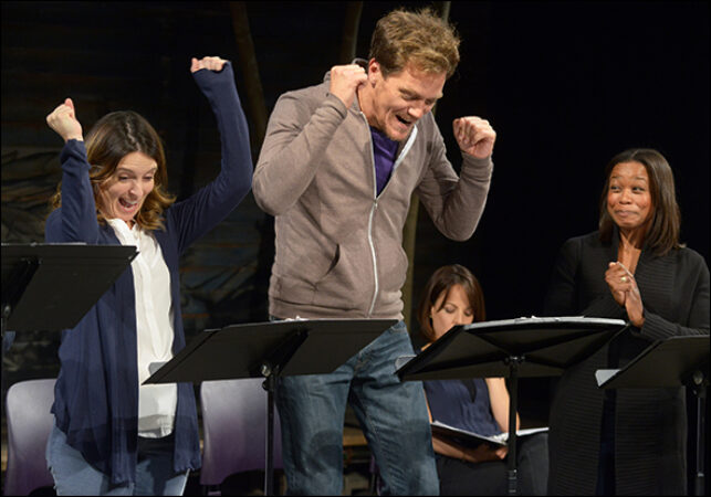 Tina Fey, Michael Shannon and Quincy Tyler Bernstine