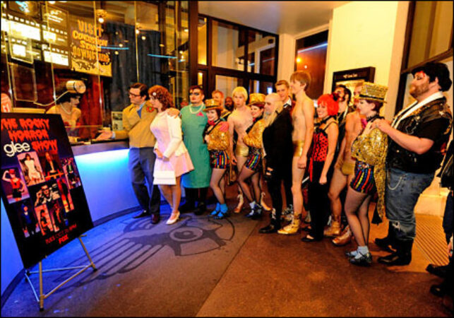 Fans line up at the Angelika Film Center in New York