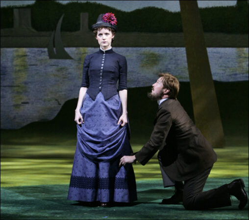 Erin Davie as Dot and Ron Bohmer as George