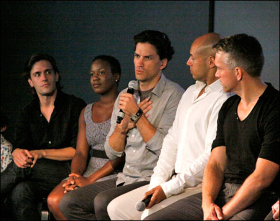 Will Swenson and cast