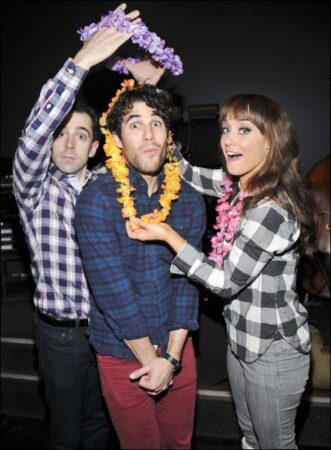 Rob McClure, Darren Criss and Brynn O'Malley