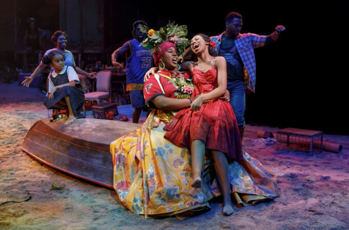 Once on This Island Broadway Production Photo 2017 Alex Newell, Hailey ﻿Kilgore HR