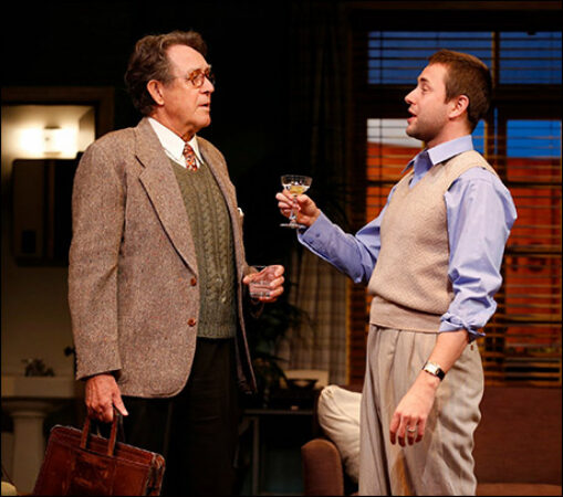 Larry Pine and Vincent Kartheiser