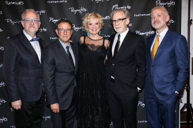 Playwrights_Horizons_Gala_Arrivals_2017_Doug_Wright_Michael_Greif_Christine_Ebersole_Michael_Korie_Scott_Frankel_HR