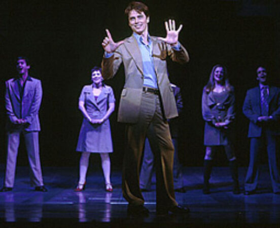 John Barrowman and cast in the 2002 Kennedy Center production.