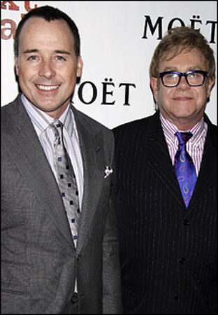Producers David Furnish and Elton John