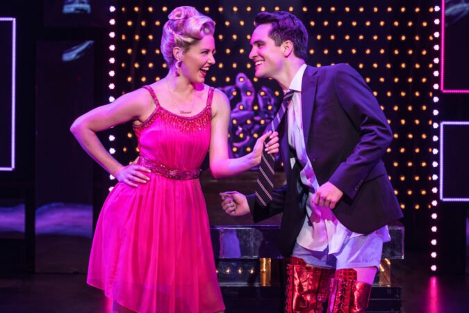 Kinky_Boots_Production_Photos_Taylor Louderman_Brendon Urie_HR