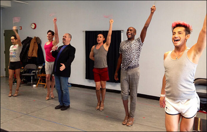 Pageant Playbill Brad Oscar, Nick Cearley, Frankie James Grande and More Rehearse Off ...