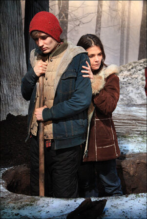 Seth Numrich and Kathryn Erbe