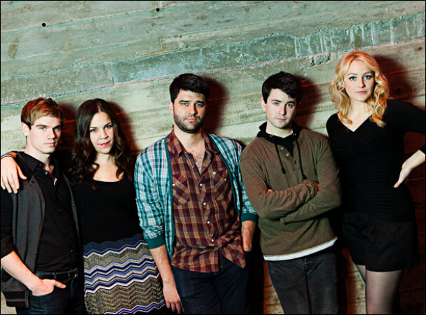 Jay Armstrong Johnson, Lindsay Mendez, Ben Crawford, Alex Brightman and Betsy Wolfe