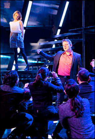 Jeremy Kushnier, Jill Paice (background) and company