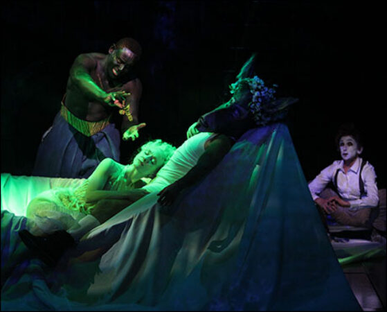 David Harewood, Tina Benko, Max Casella and Kathryn Hunter