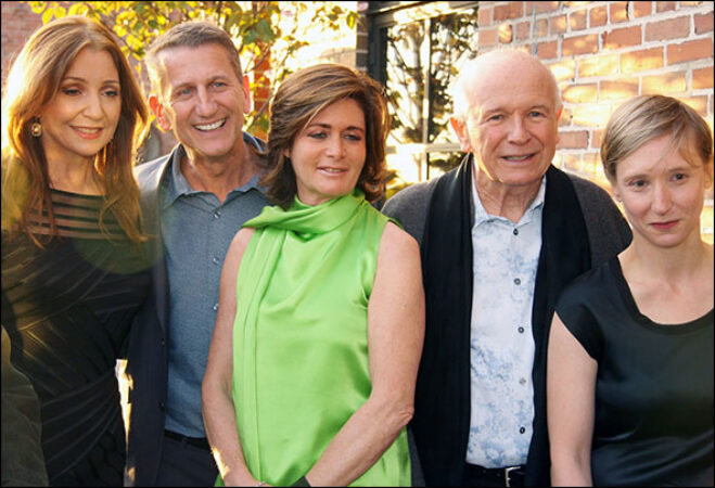 Donna Murphy, Tom Kirdahy, Dorothy Berwin, Terrence McNally and Bathsheba Doran