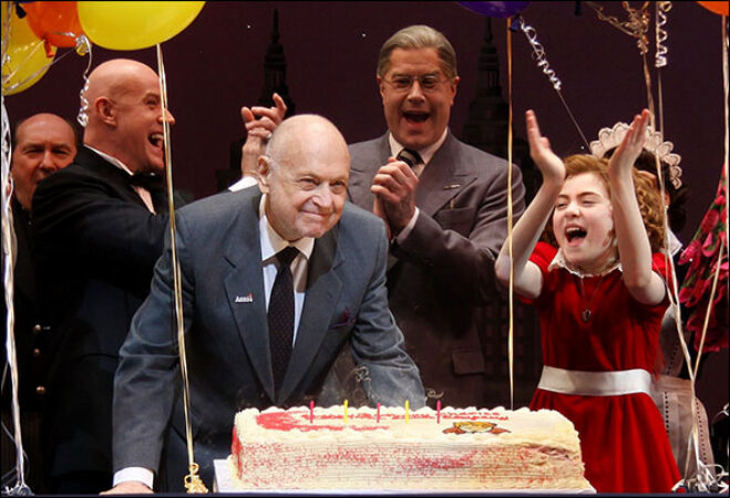 Anthony Warlow, Charles Strouse and Lilla Crawford
