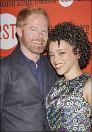 Jesse Tyler Ferguson and Marcy Harriell