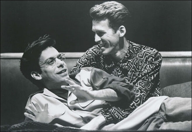 Joe Mantello and Stephen Spinella in <I>Angels in America: Millenium Approaches</I>