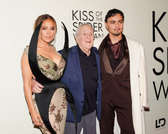 Kiss of the Spider Woman Film Premiere 2025 Jennifer Lopez, John Kander, and Tonatiuh HR
