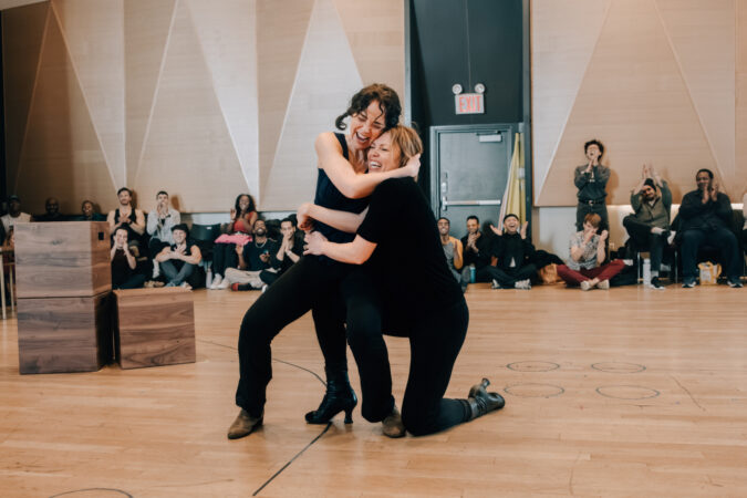 Broadway Backwards Rehearsal 2026 Alexandra Silber and Robyn Hurder HR