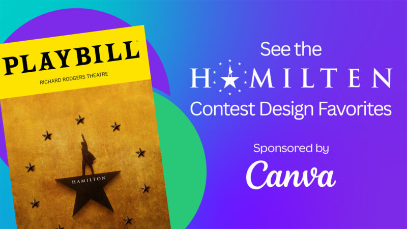 Playbill x Canva Hemilten Contest Design Favorites 2025 HR