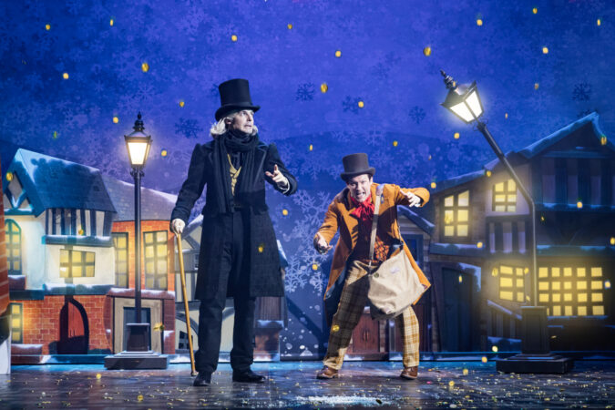 A Christmas Carol Goes Wrong West End Production Photos 2025 Daniel Fraser and Matt Cavendish HR