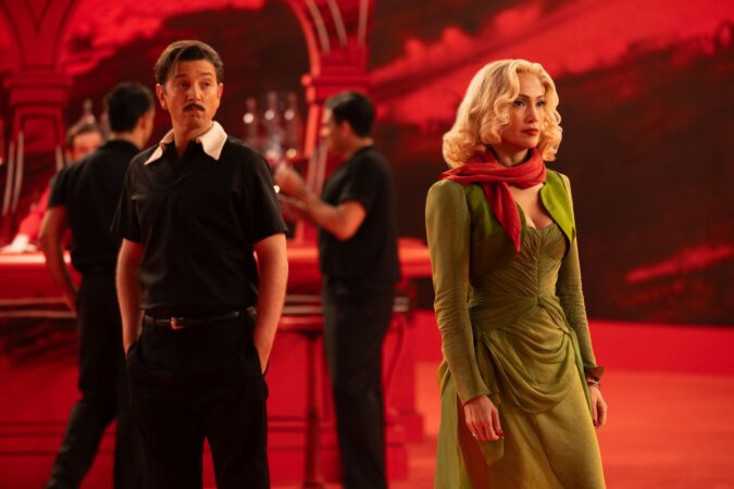 Kiss of the Spider Woman Film Production Stills 2025 Diego Luna and Jennifer Lopez HR