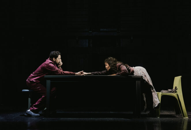 The Fear of 13 Broadway Production Photos 2026 Adrien Brody and Tessa Thompson HR
