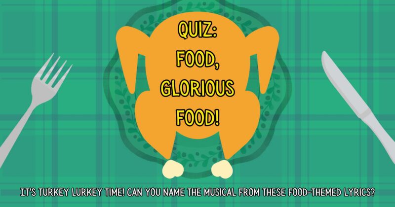 Food, Glorious Food! Quiz 2025 HR