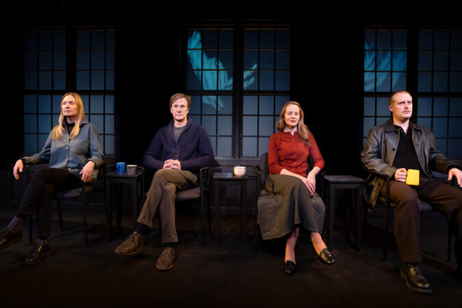 What We Did Before Our Moth Days Off-Broadway 2026 Hope Davis, Josh Hamilton, Maria Dizzia, and John Early HR