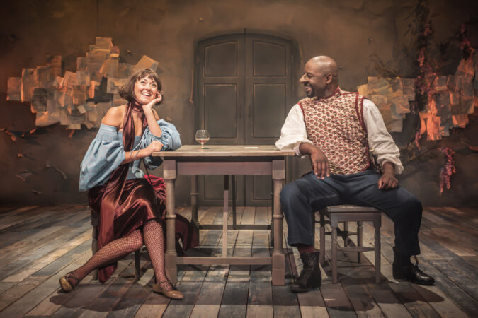 Cyrano The Royal Shakespeare Company London Production Photos 2026 Susannah Fielding and Adrian Lester HR