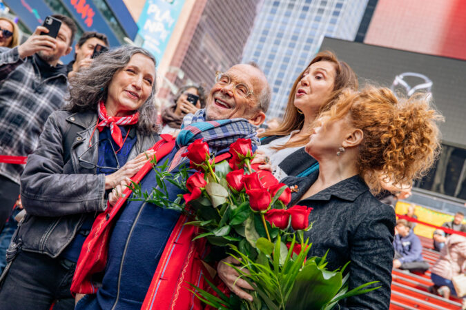 Joel Grey_90th Birthday Celebration_2022_Bebe Neuwirth, Joel Grey, Donna Murphy, and Bernadette Peters_HR