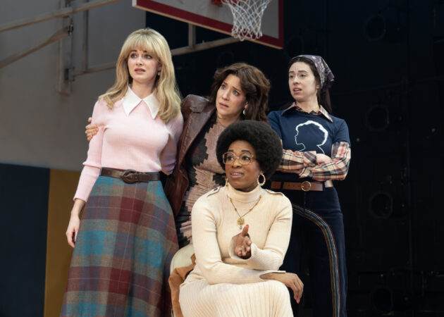 Liberation Off-Broadway Production Photos 2025 Audrey Corsa, Irene Sofia Lucio, Adina Verson, and Kristolyn Lloyd HR