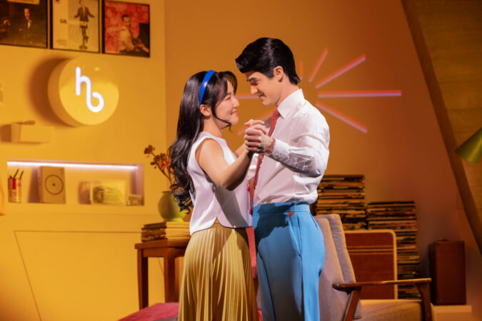 Claire Kwon Darren Criss ﻿Maybe Happy Ending Broadway Production Photos 2026 HR