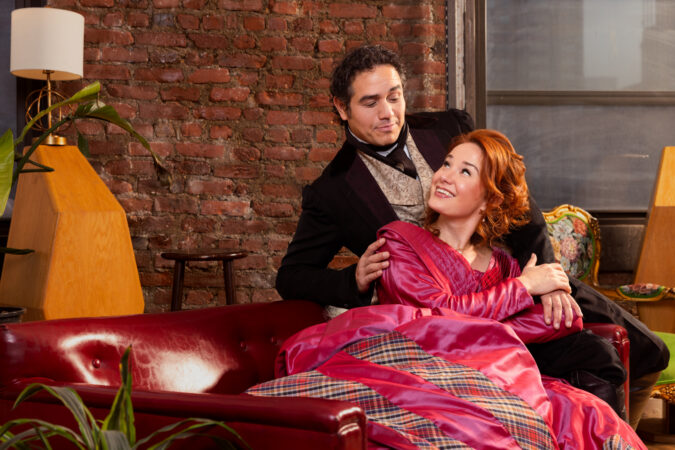 Monte Cristo Off-Broadway Cast Portraits 2025 Adam ﻿Jacobs and Sierra Boggess HR