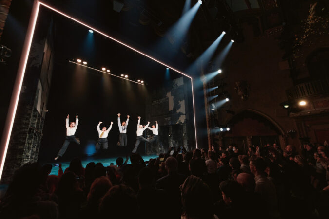 Operation Mincemeat Broadway New Cast 2026 Jessi Kirtley, Amanda Jill Robinson, Brandon ﻿Contreras, Julia Knitel, and Jeff Kready HR