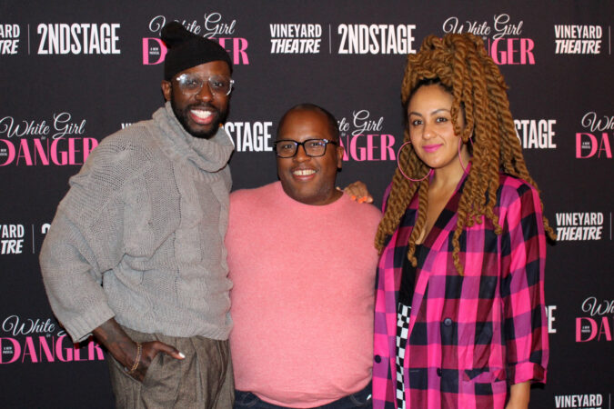 White Girl In Danger_Tony Kiser Theatre_Meet the Press_2023_Raja Feather Kelly, Michael R Jackson, and Lileana Blain Cruz_HR