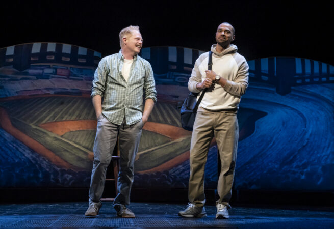 Take Me Out_Broadway_Production Photos_2022_Jesse Tyler Ferguson and ﻿﻿Jesse Williams_HR