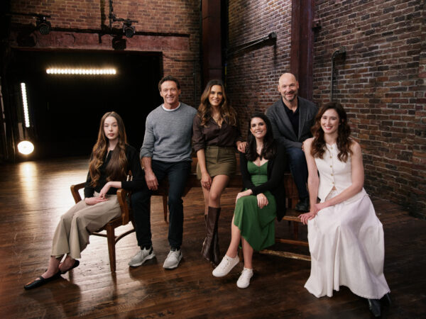 Audible Theater x Together Cast Portraits 2026 Ella Beatty, Hugh Jackman, Sepideh Moafi, Cecily Strong, Corey Stoll, and Marianna Gailu HR