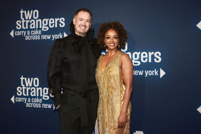Tim Jackson Two Strangers Go Inside the Star-Studded Opening Night of Two Strangers (Carry a Cake ...