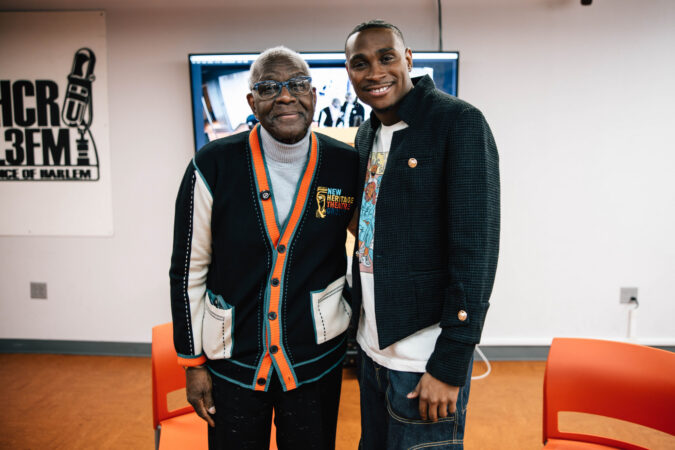 Voza Rivers Legacy Series Press Event 2025 Jordan E. ﻿Cooper and Voza Rivers HR