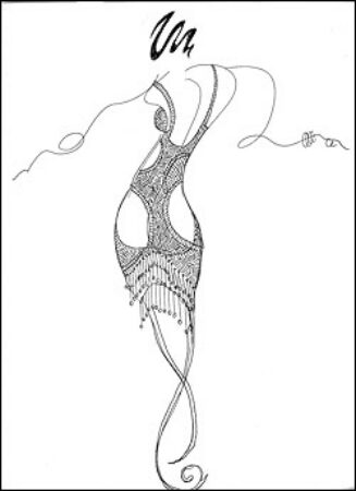 "Shug" was inspired by Elisabeth Withers in the original company of <i>The Color Purple</i>. I had the pleasure of dressing Ms. Withers during her run in the show.