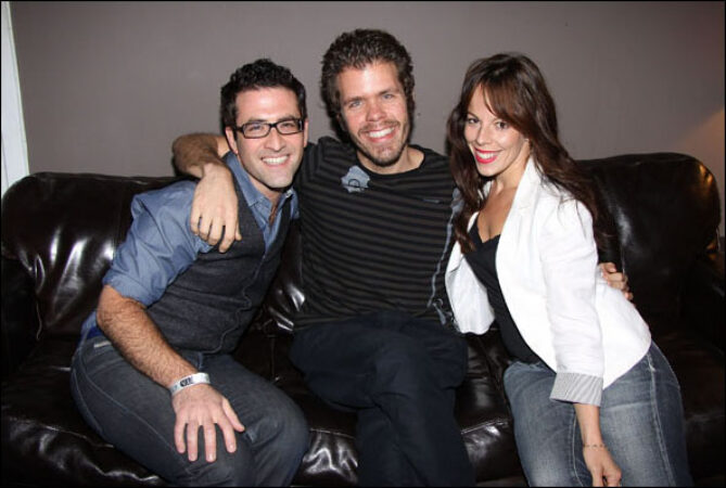Ben Rimalower, Perez Hilton and Leslie Kritzer