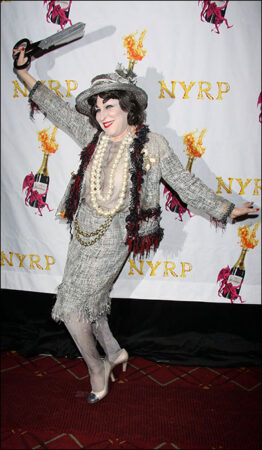 Bette Midler as the ghost of Coco Chanel