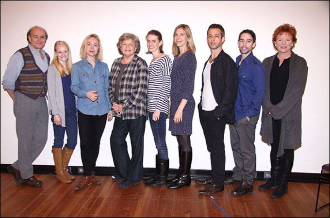 Peter Friedman, Erin Wilhelmi, Sarah Goldberg, Joyce Van Patten, Amy Herzog, Carolyn Cantor, Jeremy Strong, Keith Nobbs and Becky Ann Baker