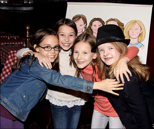 Oona Laurence, Bailey Ryon, Sophia Gennusa and Milly Shapiro