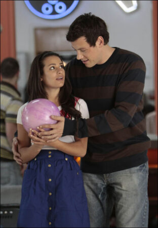 Lea Michele and Cory Monteith