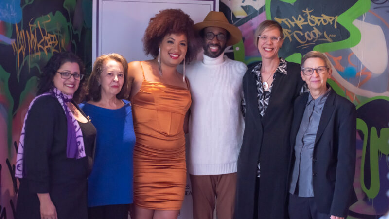 League Of Professional Theatre Women_Lucille Lortel Awards_Event Photos_2022_Malini Singh McDonald, Alexis Greene, Ianne Fields Stewart, Donja R. Love, Katrin Hilbe, and Linda Chapman_HR